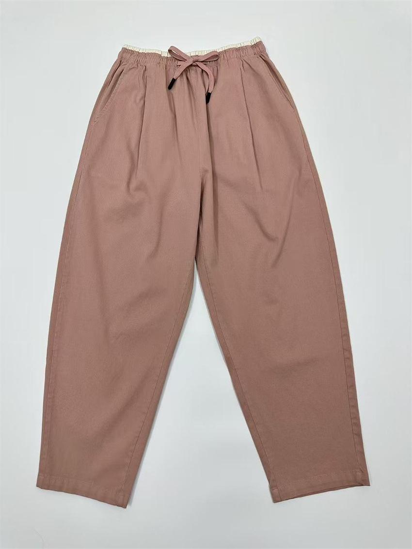 

Johnature Эластичные повседневные брюки с высокой талией, женские свободные популярные цвета, универсальные шаровары, брюки One Size