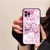 Anime Cool Nana Osaki Line Plating Phone Case For IPhone 16 15 14 13 12 Mini 11 Pro XS Max X XR SE 6 7 8 Plus Soft