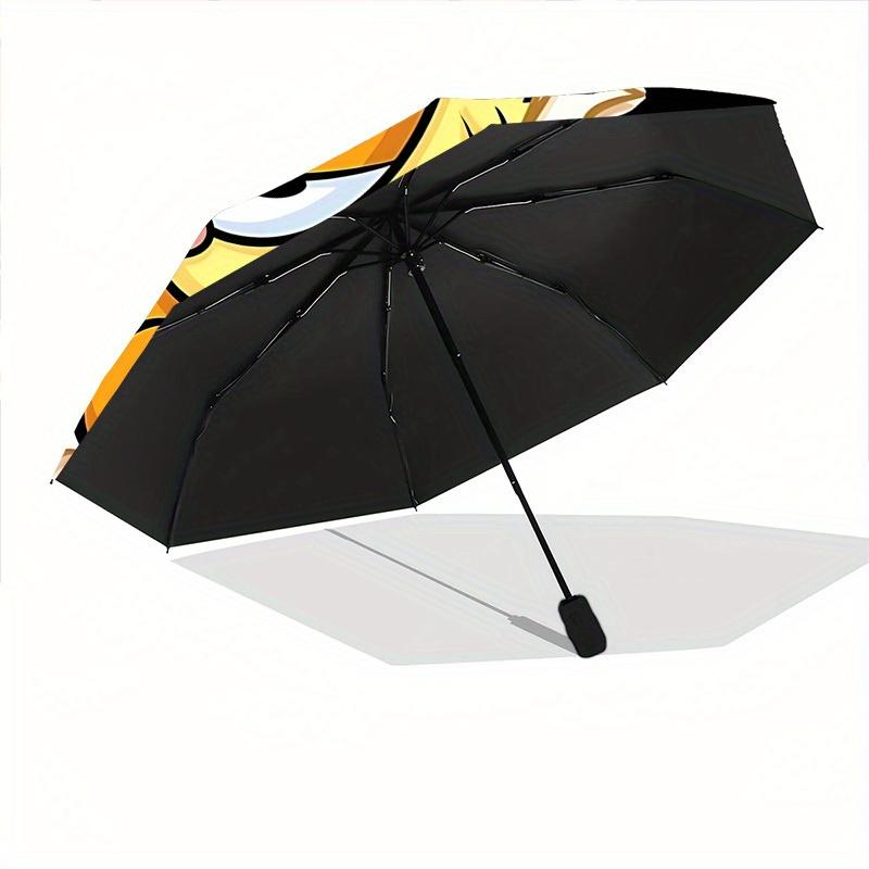 1pc Garfield Cat Windproof Automatic Umbrella, Lightweight for Women/Men, Perfect Christmas Gift A0811223