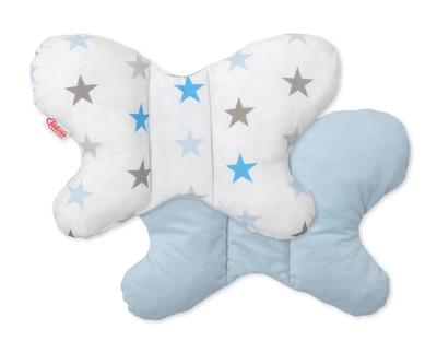BOBONO Butterfly Anti-shock Pillow - Gray-blue Stars
