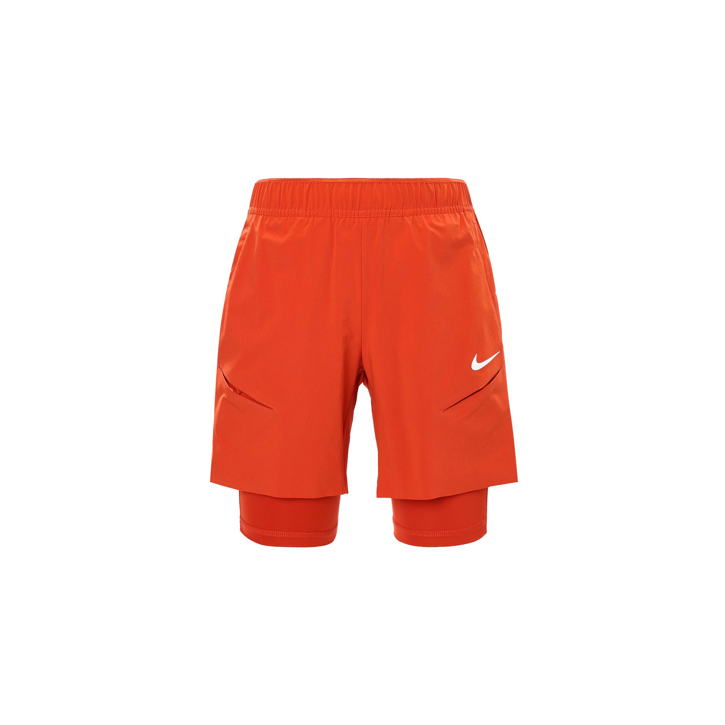 

New Nike Dri FIT Tennis Shorts Casual Shorts Men s Rusty FD5285-811 2XL