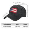 Puerto Rico Flag Baseball Caps Vintage Distressed Denim  Sun Cap Unisex Style Outdoor Running Golf Gift Caps Hat