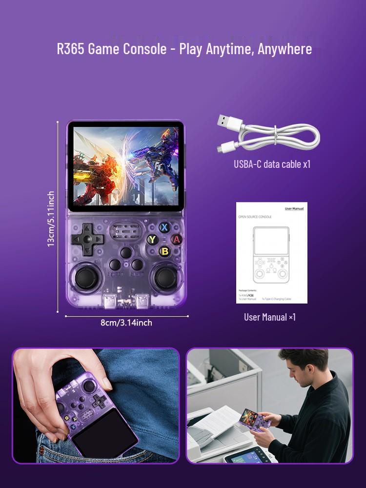 Cross R36SPS1 Handheld HD Retro Game Console with Large Screen
