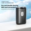 Portable Rechargeable Men's Double-Head Mini Electric Travel Shaver