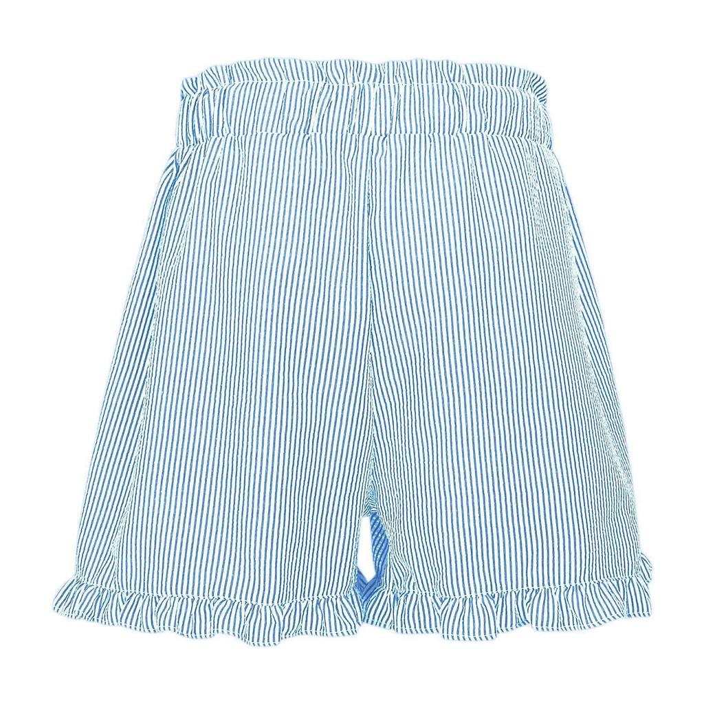 Women's Fashion Summer  Striped Pants Fashionable Elastic Waist  Casual Shorts