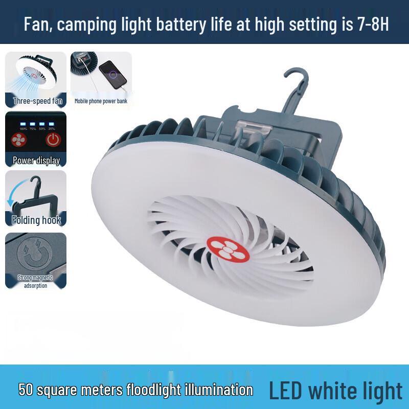 Multi-functional Camping Fan Light