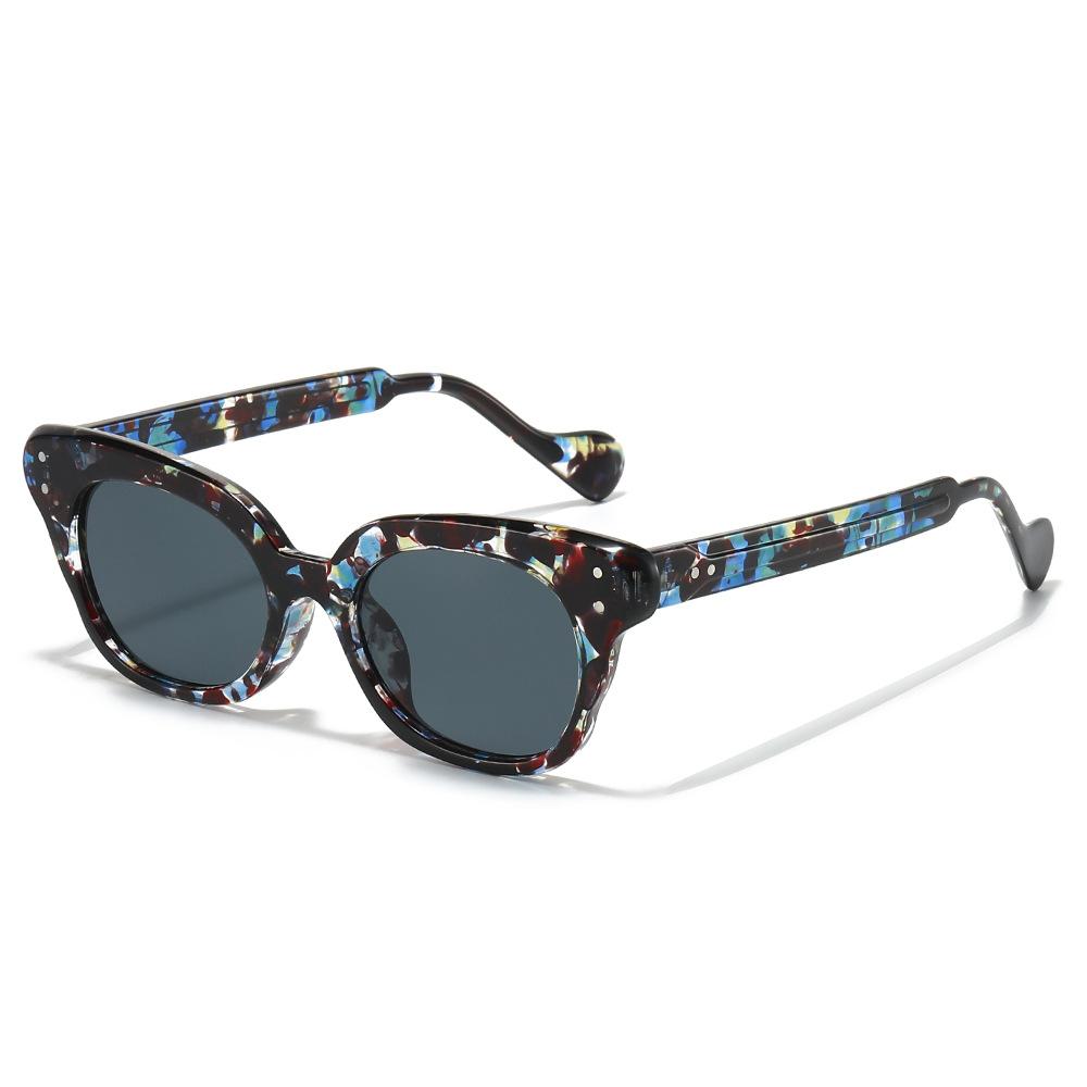 

2025 Luxury Tortoiseshell Cat Eye Gradient Women Sunglasses Personality Brand Package Color Design Casual Men Sun Glasses UV400 as picture