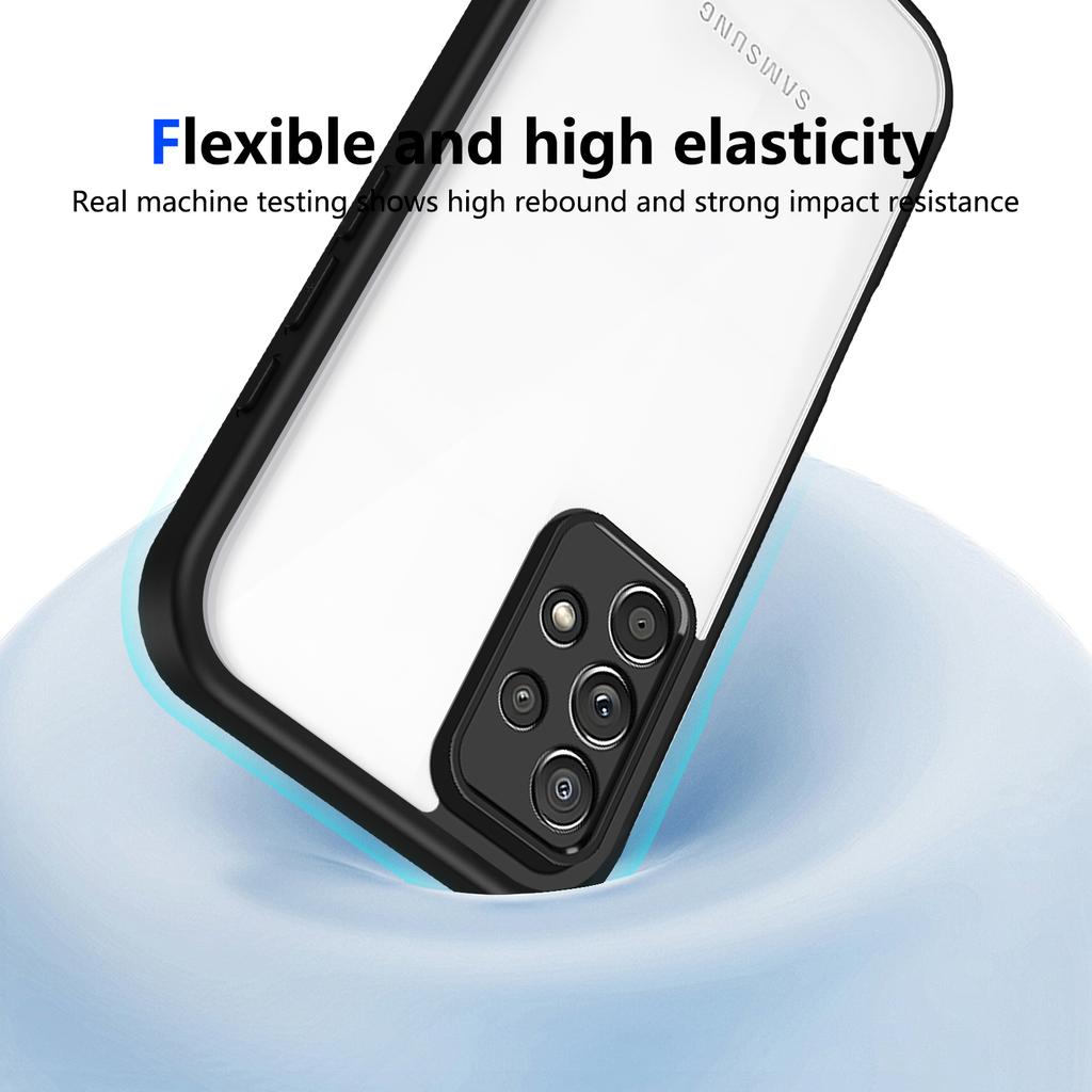 Phone Case For Samsung Galaxy A56 A55 A54 A53 A52 A36 A35 A34 A33 A32 A31 Airbag Shockproof Shell TPU+Transparent Case