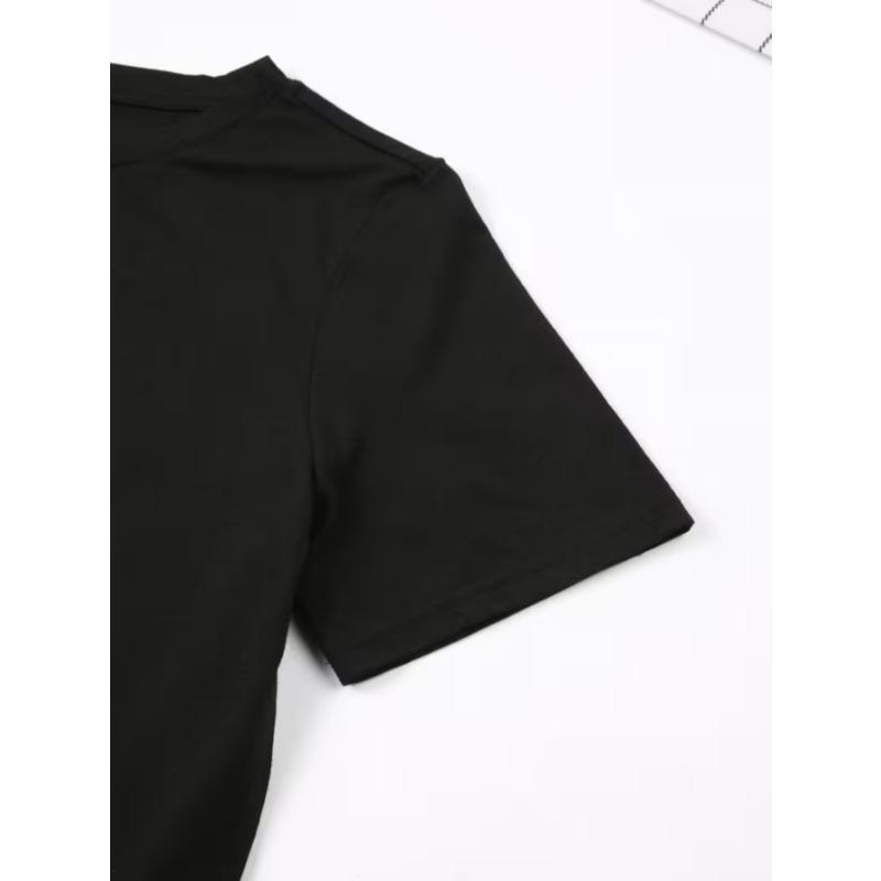 European sizes 1pc Men'S Stretch Cotton Tropical T-Shirt - Loose Fit Beach Scene Short Sleeve Shirt with Palm Tree & Surf Board Print