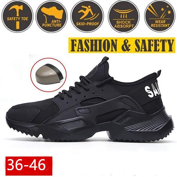 Zapatos de seguridad de punta de acero para hombre Zapatos de trabajo al  aire libre Antideslizantes Anticolisión Zapatos de seguro laboral 36-46  comprar a buen precio — entrega gratuita, reseñas reales con