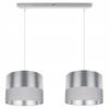 CEILING HANGING LAMP CHROME LAMPSHADE LED