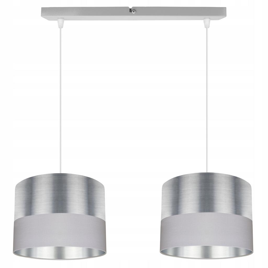 CEILING HANGING LAMP CHROME LAMPSHADE LED