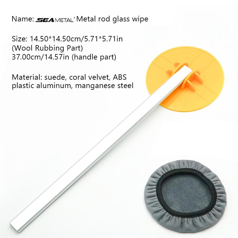 SEAMETAL Car Wash Mop Car Windshield Cleaner Brush With 180 ° Rotating Cleaning Head Extendable Handle