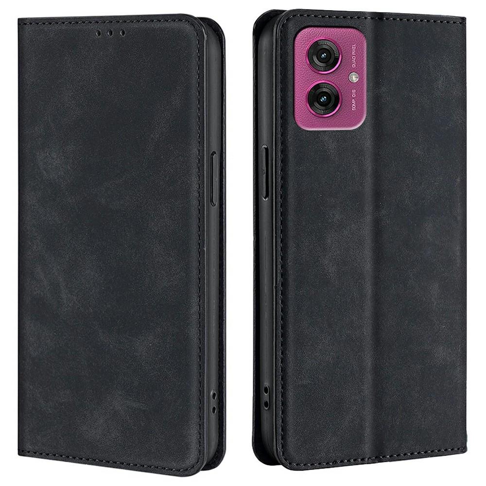 For Motorola Moto G55 5G Case Card Holder PU Leather Magnetic Closing Phone Cover