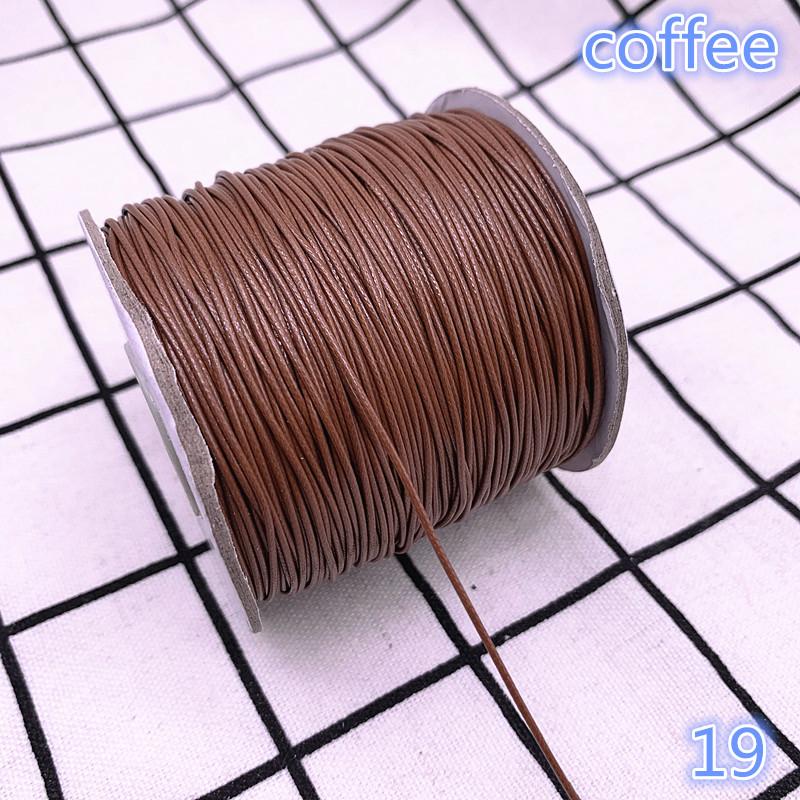 0.5 0.8 1.0 1.5 2.0mm Waxed  Cord Waxed Thread Cord String Strap Necklace Rope Bead DIY Jewelry Making for Bracelet