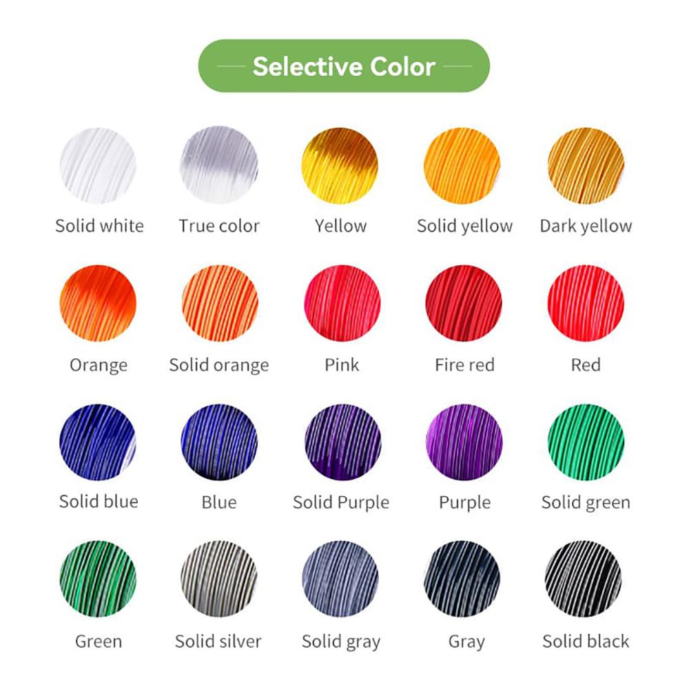 ESUN PETG 3D Printer Filament 1.75mm 1KG/spool PETG Filaments FDM Plastic Rod 240-260℃ Waterproof High Toughness Moulding
