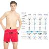 BXMAN Men's Red Cotton Boxer Briefs - 2 Pack