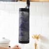 Home Grocery Bag Holder Wall Mount Plastic Bag Holder Dispenser Hanging Storage Trash Garbage Bag Kitchen Garbage Organizer