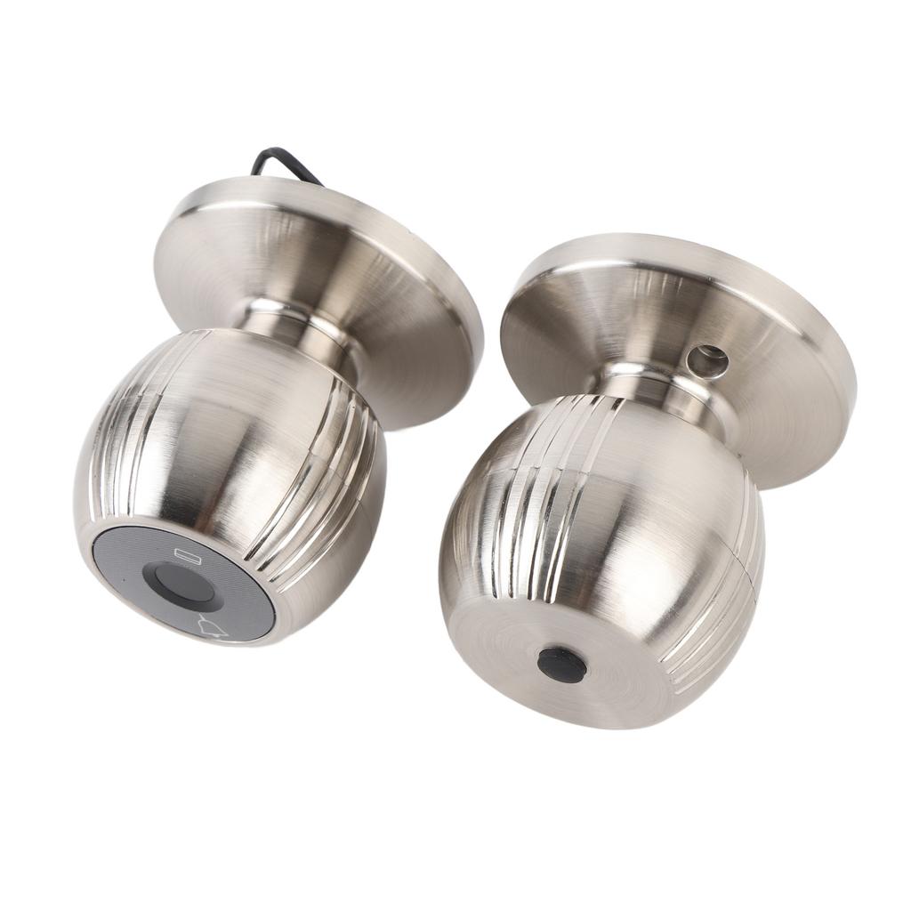 WiFi Smart Fingerprint Door Knob 5 In 1 Password Card Key for Tuya App Unlock Keyless Biometric Door Lock for Bedroom