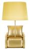 Table Lamp Midcentury Yellow Cm Ø 26X46