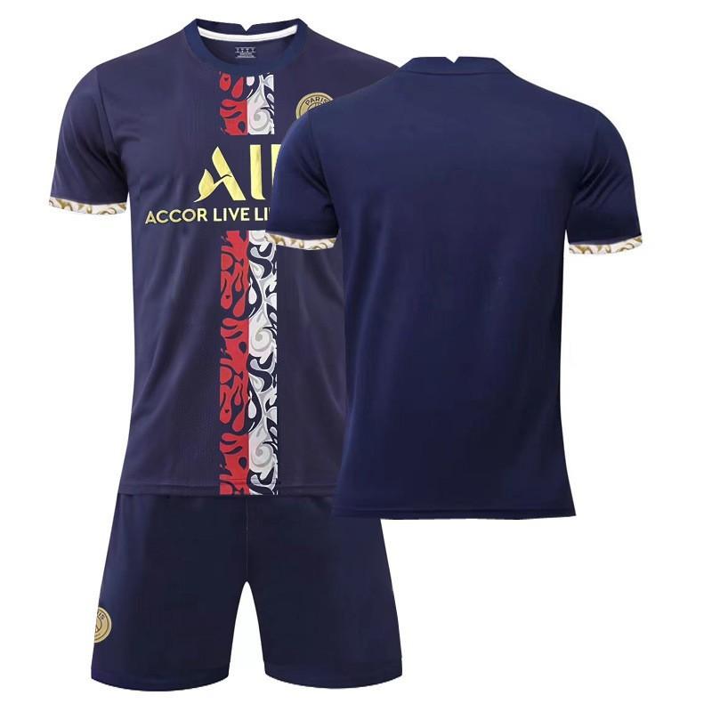 22-23 New Paris Home No. 30 7 Mbappe 10 Neymar Jersey Set Football Quick Dry