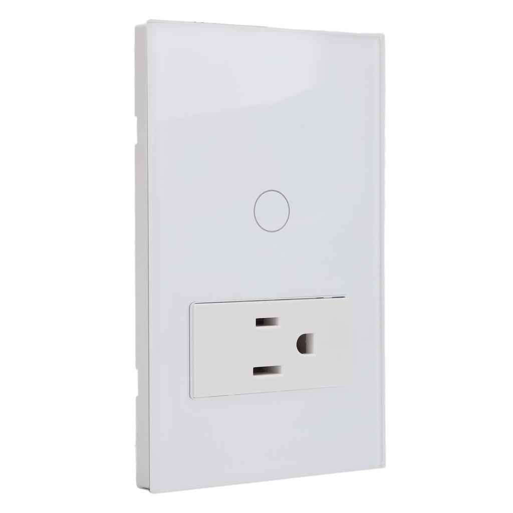 Smart Switch WiFi Phone Remote Fire Zero Control with   3 Holes Socket Touch Light Switch for Home