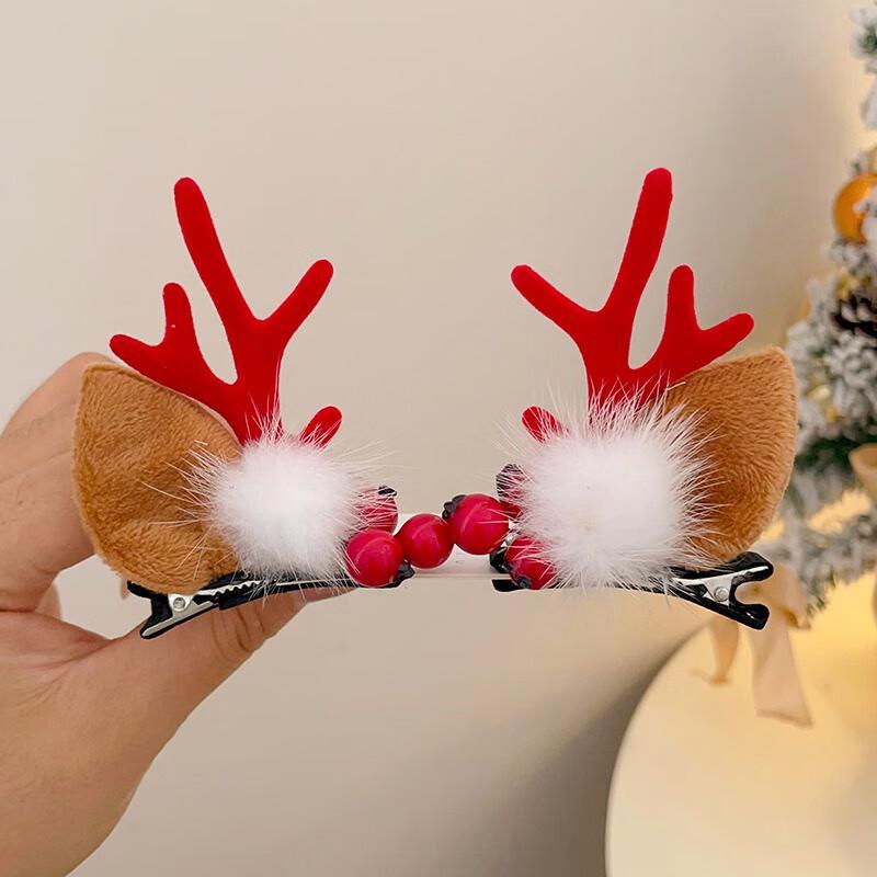 

Christmas Antler Hair Clips