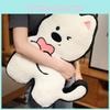 West Highland Terrier Plush With Cute Cat Design For Sofa Decor And Gift