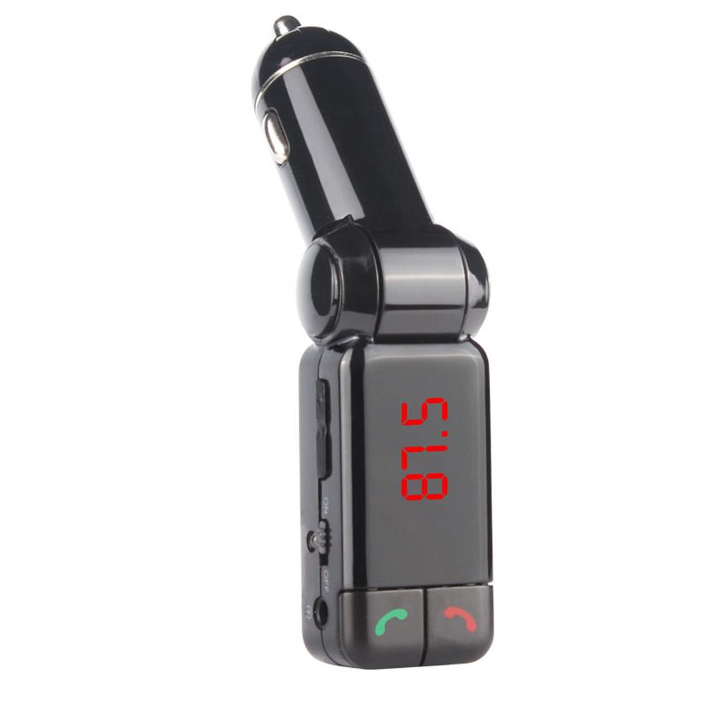 Car Bluetooth Hands-free MP3 Player FM Transmitting Mobile Phone Call