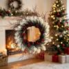 Red Berries Christmas Wreath Pinecones Christmas Decorations Xmas Ornament  Wall Hanging Decor