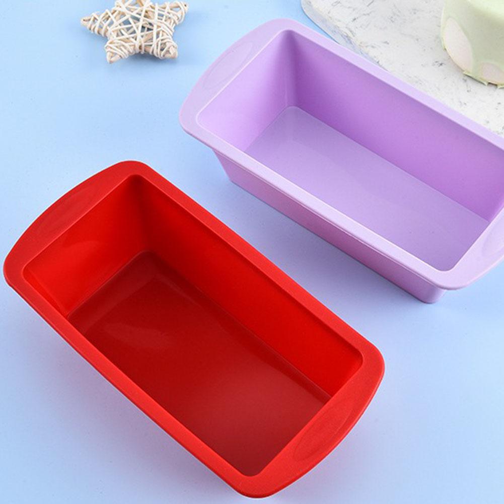 Flexible Silicone Mini Loaf Pan for Rectangle Cake Pans and Bread Toast Kitchen