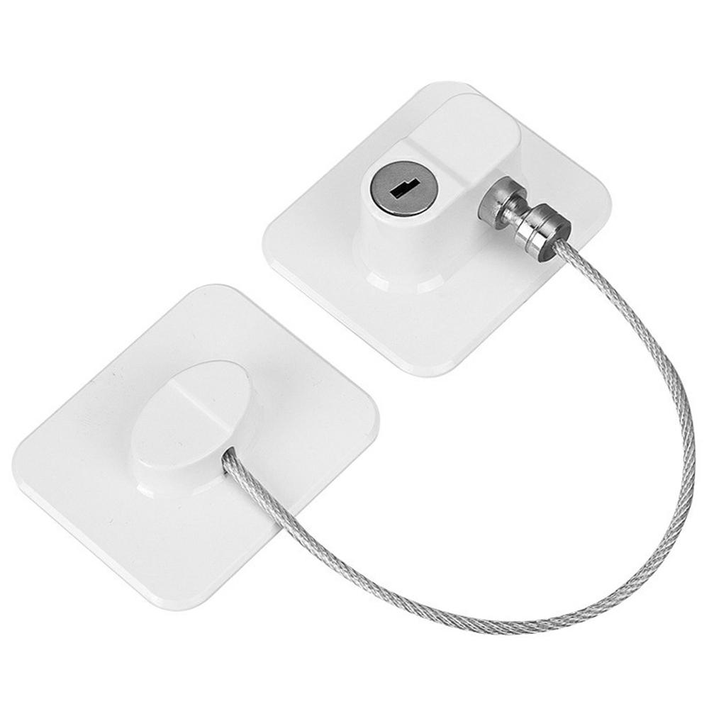 FQ3 Multifunction Child Safety Lock for Window Door Refrigerator Cabinet 3mm Steel Cable Lock A
