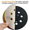 100PCS 5-Inch 8-Hole Hook and Loop Sanding Discs 120-Grit Random Orbit Sandpaper, 100-Pack