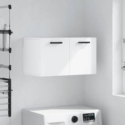 Vidaxl Wall Cabinet, White, 60X36.5X35 Cm, Wood-Based Material