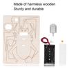 Electric Araneid DIY Toy Wooden Assemble Physics Experiment Educational Toy for Children