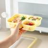 Macaron Colors Bento Box Plastic Large Capacity Lunch Box Children School Picnic Compartment Food Container Kitchen Supplies