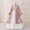Embossed Puffy Kids' Middle Eastern Muslim Dress for Festivals and Performances