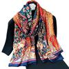 New Tree of Life Versatile Long Silk Scarf Summer Office Air Conditioning Room Thin Shawl