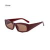 Trendy Rectangle Sunglasses Men Women Luxury  Designer Wide Frame Sun Glasses vintage Small Black yeglasses Oculos De Sol