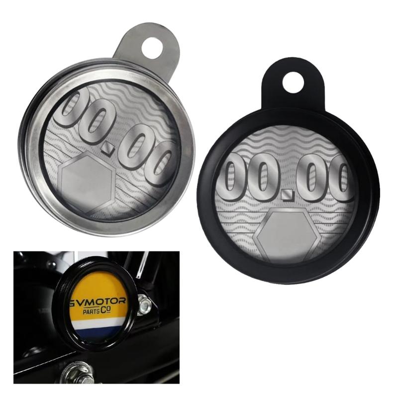 Motorcycle Tax Disc Holder Card Hanger Label Metal Alloy Tax Disc Permit Holder