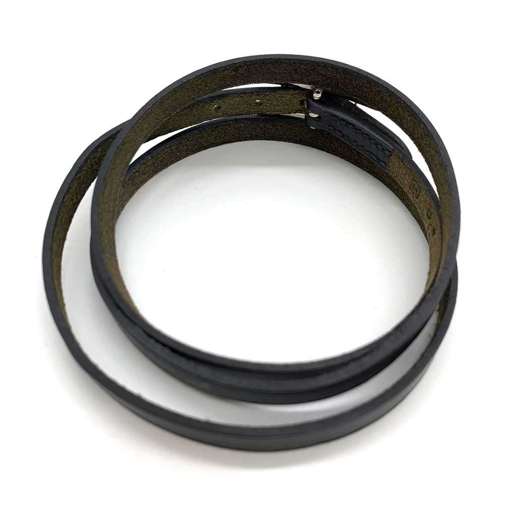 Used HERMES Apibracelet leather Women