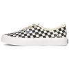 Black and white plaid shoes women's new round head canvas shoes women's shoes 566