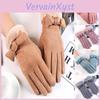 Versatile Winter Warm Thick Soft Cashmere Touch Screen Gloves For Everyday Women Ladies
