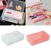 Double Layer Pencil Case High Capacity Pen Case Water Resistant Pencil Storage Box Portable Pen Organizers for Student
