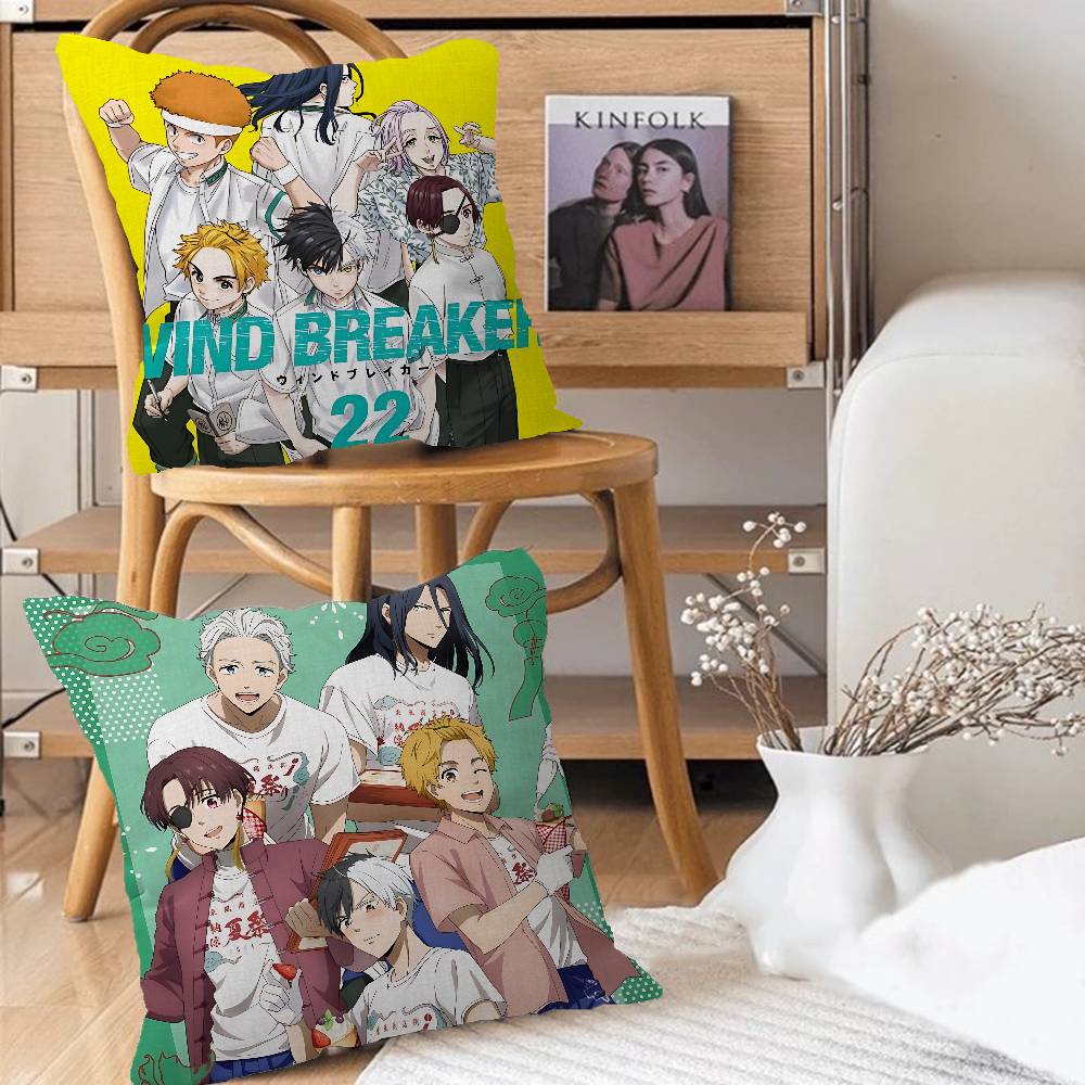 WIND Anime BREAKER Kissenbezug Dekokissen Sofa Heimdeko Hülle Kissenbezüge