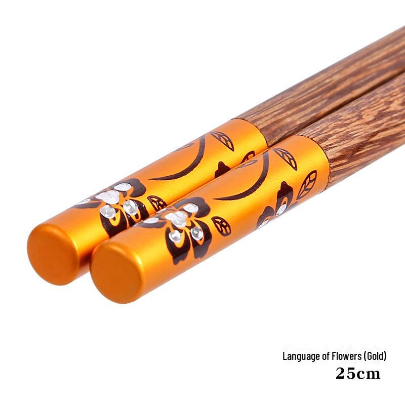 Grawerowane pałeczki z mahoniu i drewna skrzydełek kurczaka w stylu japońskim na wesela i do hoteli