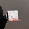 Phone Case For Samsung Z Flip 5 6 7 Case Flip Phone Transparent Cover with 360 Degree Finger Ring Holder