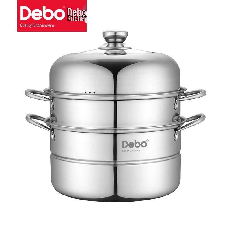 Debo Augsburg 28cm Stainless Steel Double Layer Steaming Soup Pot