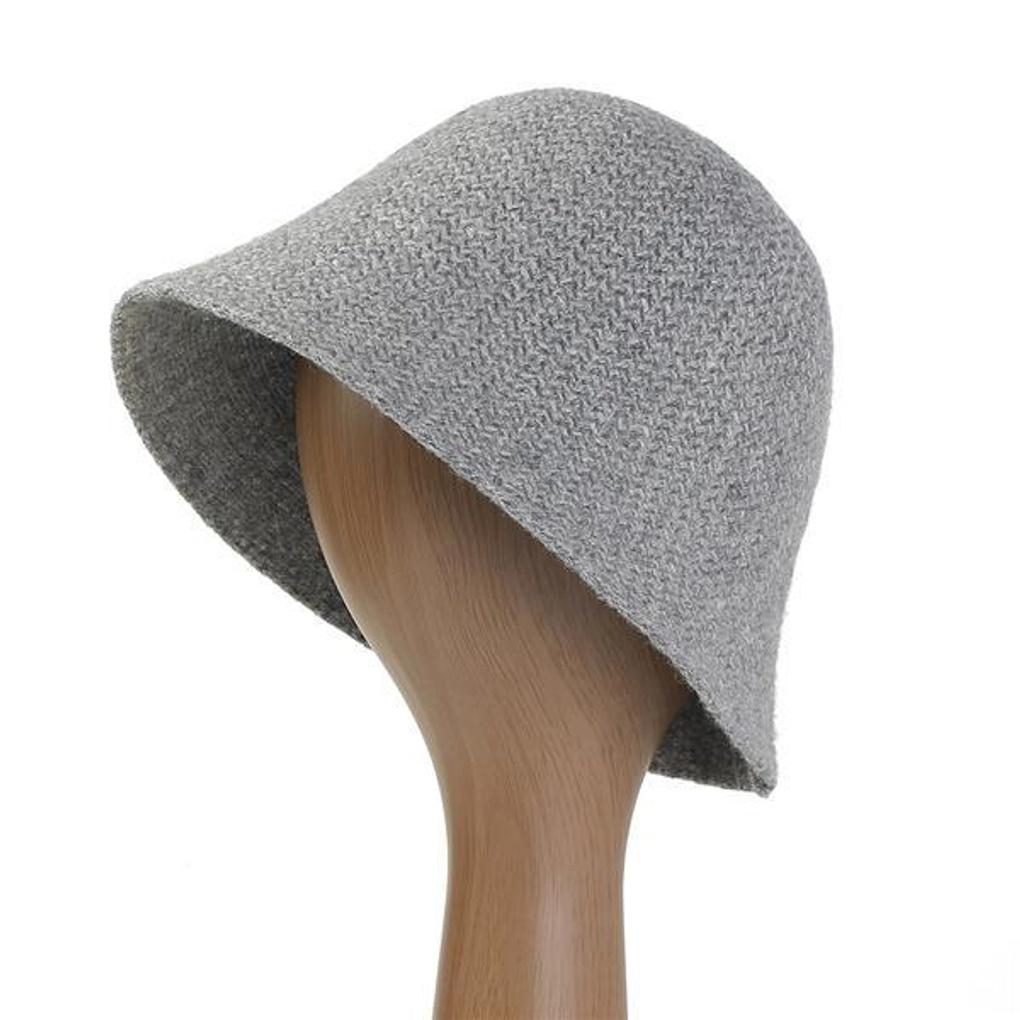 Halo Wool Bucket Hat (Gray)