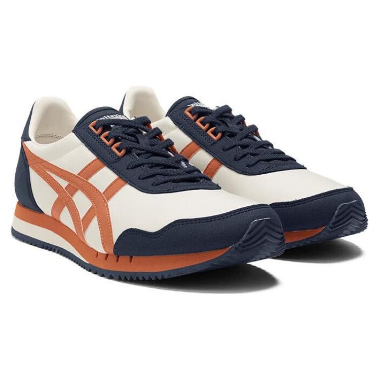 Onitsuka Tiger Dualio Marathon Running Shoes 'White Navy Orange' Men's 1183B545-101